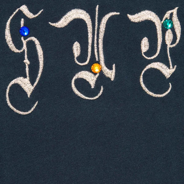 Supreme AOI Gems S/S Top - Navy (front)