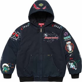 Supreme AOI Hooded Work Jacket Black