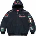 Supreme AOI Hooded Work Jacket - Black (front)