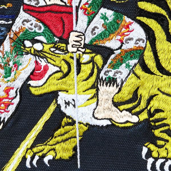 Supreme AOI Hooded Work Jacket - Black (front)