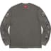 Supreme AOI Icons L/S Top - Black (front)