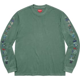 Supreme AOI Icons L/S Top Dusty Green