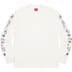 Supreme AOI Icons L/S Top - White (front)