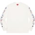 Supreme AOI Icons L/S Top - White (front)