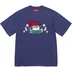 Supreme AOI Jester S/S Top - Washed Navy (front)