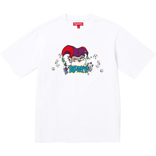 Supreme AOI Jester S/S Top - White (front)