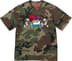 Supreme AOI Jester S/S Top - Woodland Camo (front)