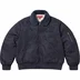 Supreme AOI Nylon Bomber Jacket - Navy (front)