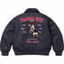 Supreme AOI Nylon Bomber Jacket - Navy (front)