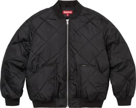Supreme AOI Quilted Work Jacket Black