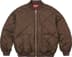 Supreme AOI Quilted Work Jacket - Brown (front)