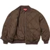 Supreme AOI Quilted Work Jacket - Brown (front)