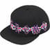 Supreme AOI Spellout 5-Panel - Black (front)