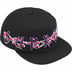 Supreme AOI Spellout 5-Panel - Black (front)