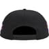 Supreme AOI Spellout 5-Panel - Black (front)