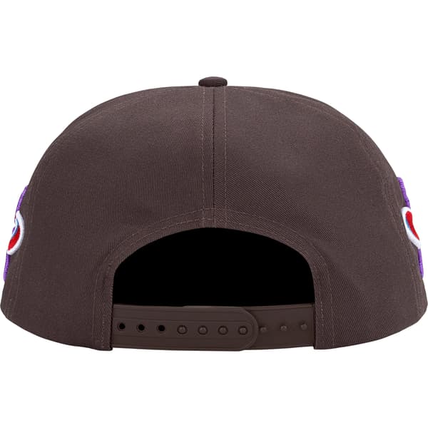 Supreme AOI Spellout 5-Panel - Dark Brown (front)