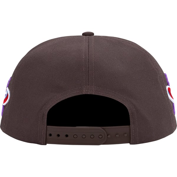 Supreme AOI Spellout 5-Panel - Dark Brown (front)