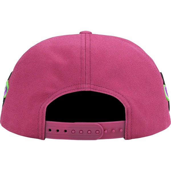 Supreme AOI Spellout 5-Panel - Rose (front)
