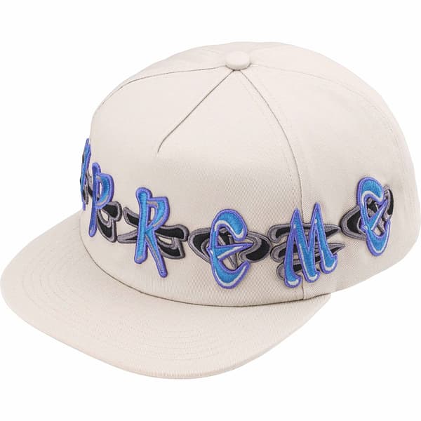 Supreme AOI Spellout 5-Panel - Stone (front)