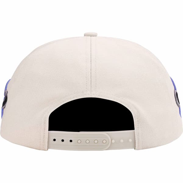 Supreme AOI Spellout 5-Panel - Stone (front)