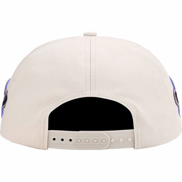 Supreme AOI Spellout 5-Panel - Stone (front)