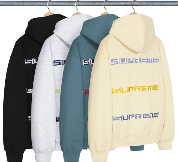 Supreme AOI Stacked Hooded Sweatshirt - Product Image