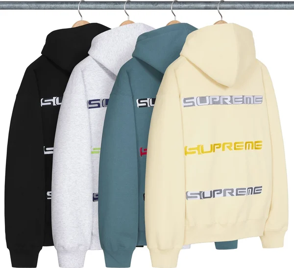 Supreme AOI Stacked Hooded Sweatshirt - Product Image