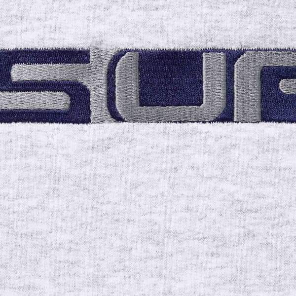 Supreme AOI Stacked Hooded Sweatshirt - Ash Grey (front)