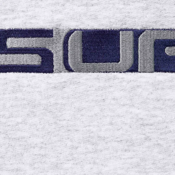 Supreme AOI Stacked Hooded Sweatshirt - Ash Grey (front)