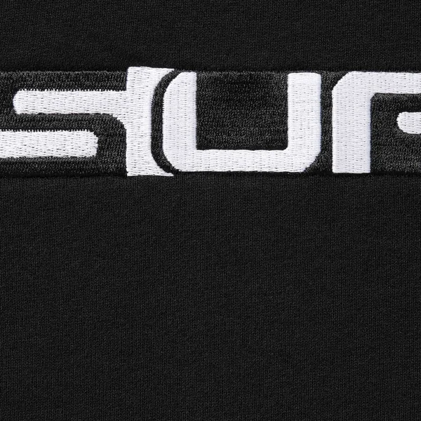 Supreme AOI Stacked Hooded Sweatshirt - Black (front)