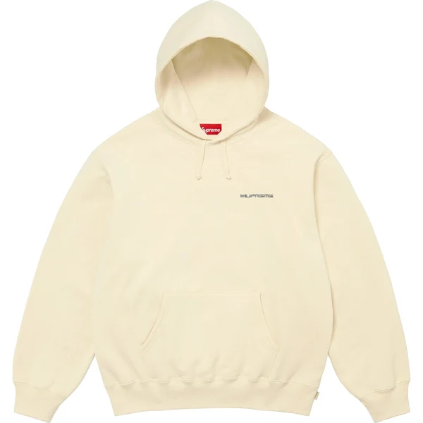 Supreme AOI Stacked Hooded Sweatshirt - Dark Natural (front)