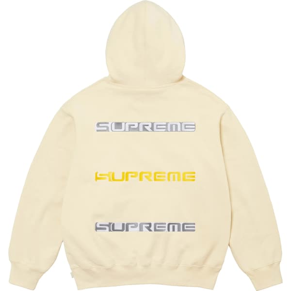 Supreme AOI Stacked Hooded Sweatshirt - Dark Natural (front)