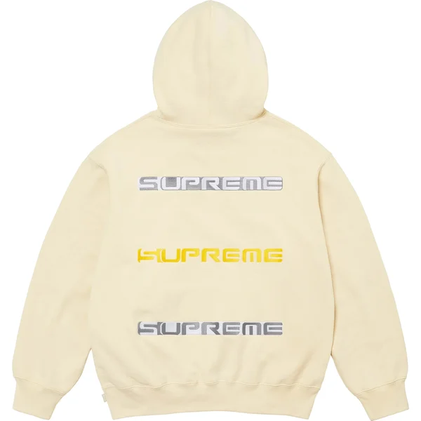 Supreme AOI Stacked Hooded Sweatshirt - Dark Natural (front)
