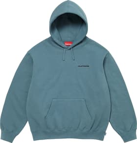 Supreme AOI Stacked Hooded Sweatshirt Slate