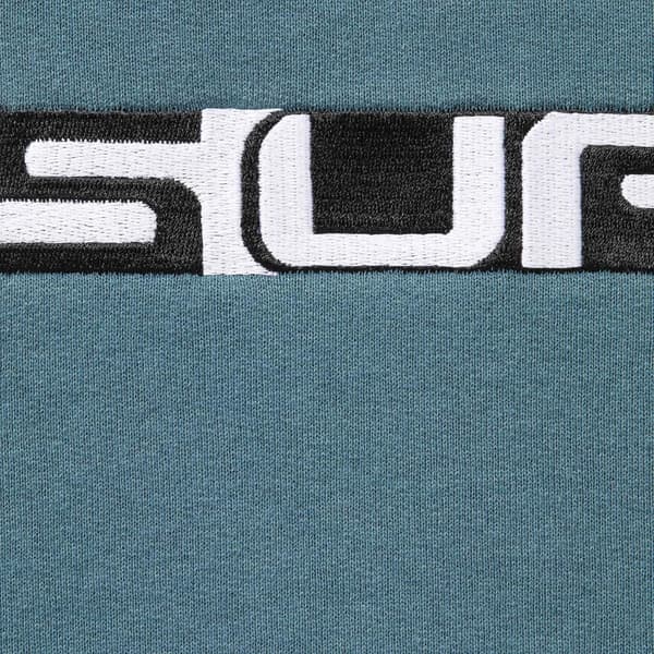 Supreme AOI Stacked Hooded Sweatshirt - Slate (front)