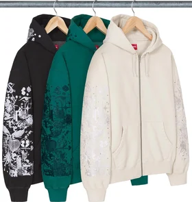 Supreme AOI Zip Up Hooded Sweatshirt