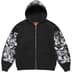 Supreme AOI Zip Up Hooded Sweatshirt - Black (front)