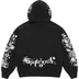 Supreme AOI Zip Up Hooded Sweatshirt - Black (front)