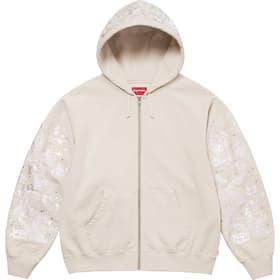 Supreme AOI Zip Up Hooded Sweatshirt Natural