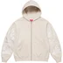 Supreme AOI Zip Up Hooded Sweatshirt - Natural (front)