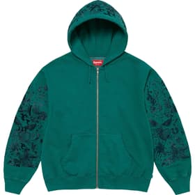 Supreme AOI Zip Up Hooded Sweatshirt Teal