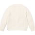 Supreme Appliqué Cable Knit Sweater - Ivory (front)