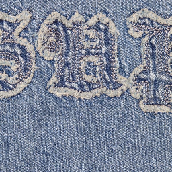 Supreme Appliqué Denim Shirt - Indigo (front)