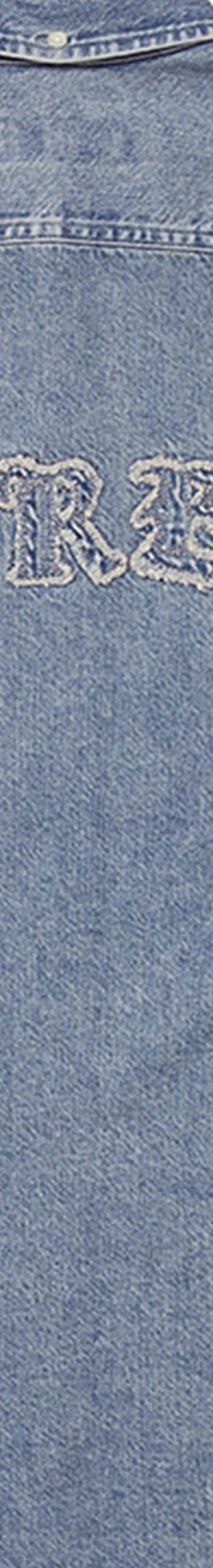 Supreme Appliqué Denim Shirt - Indigo (front)