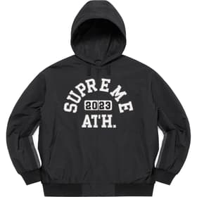 Supreme Appliqué Hooded Track Jacket Black