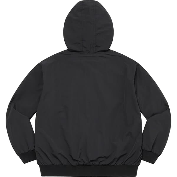 Supreme Appliqué Hooded Track Jacket - Black (front)