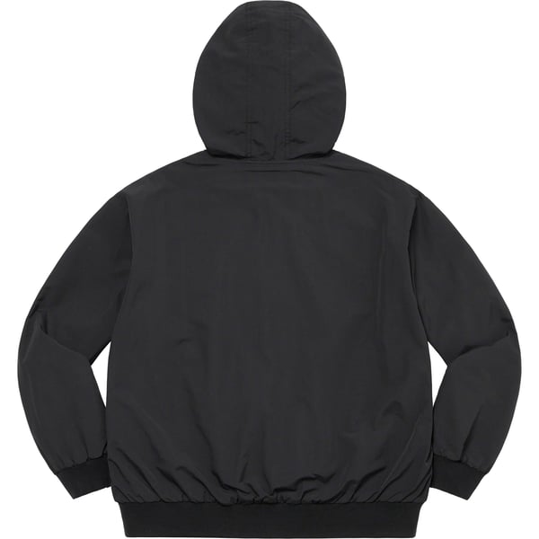 Supreme Appliqué Hooded Track Jacket - Black (front)