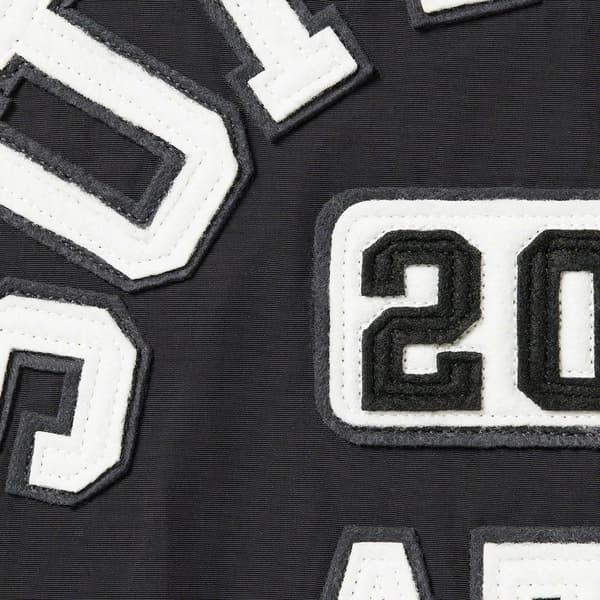 Supreme Appliqué Hooded Track Jacket - Black (front)