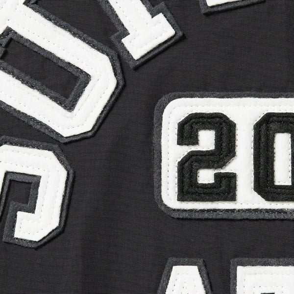 Supreme Appliqué Hooded Track Jacket - Black (front)