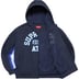 Supreme Appliqué Hooded Track Jacket - Navy (front)